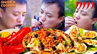 Baking pan gourmet collection！丨Chinese Food Eating Show丨TikTok Funny Videos