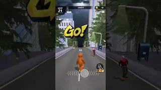 Downhill Racer Level 6 #bear #skateboarding #downhillracing #shorts