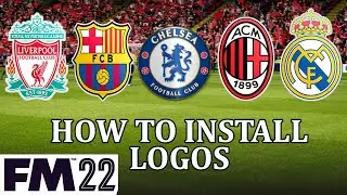 Football Manager 2022 - How to install a logo pack in fm22, get real club logos and badges in fm22