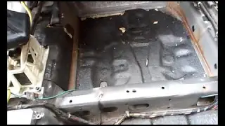 Шумоизоляция пола Chevrolet Lacetti. Разборка