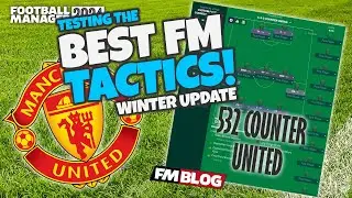 5-3-2 COUNTER UNITED | Testing the Best FM24 Tactics | Football Manager 2024
