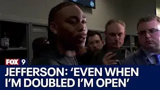 Vikings Justin Jefferson after beating Giants: 'Even when I'm doubled I'm open'