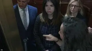 Protesters confront Sen. Flake in elevator