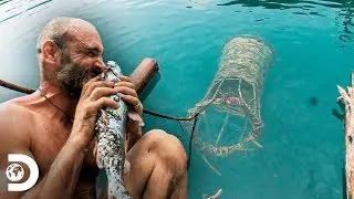 ¡Primitivo! Ed pesca como lo hacían los mayas | Desolado con Ed Stafford  | Discovery Latinoamérica