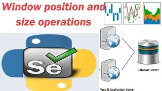 25 Selenium with Python -- window position and size operations