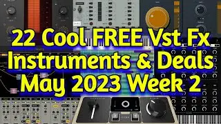 22 Best New FREE VST Plugins, Vst Instruments, Sample Packs & Best Plugin Deals - May 2023 Week 2