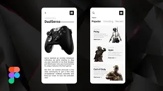 Figma Game App Design - Speed Art