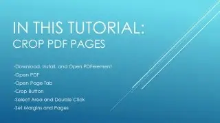 How to Crop PDF Files