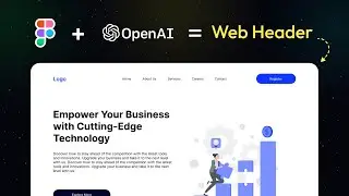 Create Simple web header using Figma and ChatGPT | Video Tutorial