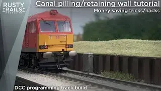 Canal pilling and Retaining wall tutorial (SUPER CHEAP)