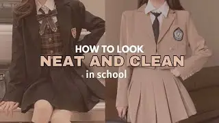 How to look good in school uniform in 2023 🌷