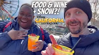 A Snowy (!?) and Yummy Start to Disney California Adventure Food & Wine Festival 2023!