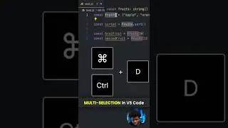 Multi-Selection in VS Code 