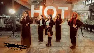 [KPOP IN PUBLIC] LE SSERAFIM (르세라핌) 'HOT' Dance Cover by SUGAR X SPICY from INDONESIA