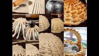 Выпечка. Съедобная пасхальная корзина.