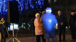 В Запорожье на Евромайдане дети кричат «Банду геть!»