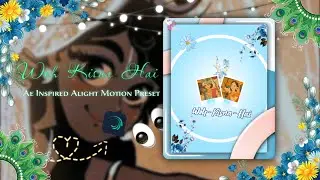 WOH KISNA HAI 🦚👀 ||  Ae Inspired | Alight Motion preset  || Kalpanik FX ||