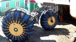 Плавающий - полноприводный - трицикл ВЕЗДЕХОД по воде