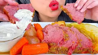 ASMR CORNED BEEF AND VEGGIES FOR ST. PATRICKS DAY!