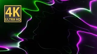 Abstract Background Video 4k Screensaver TV 10 h Pink Green Flames VJ LOOP NEON Soft Calming Aesteti