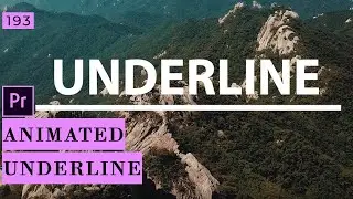 Create an Animated Underline in Premiere Pro
