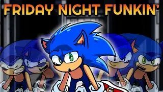 SONIC SE PERDEU NO PERSONAGEM!! Friday Night Funkin Sonic Identity Crisis