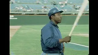 Interview and Batting Practice with Hank Aaron at Arlington Stadium - May 1975