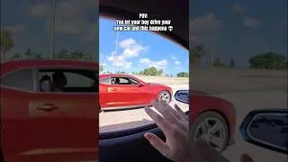 POV: Your friend drives your new car...