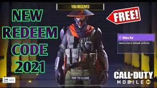 NEW REDEEM CODE 2021 CODM | HOW TO GET FREE HIDORA KAI IN COD MOBILE | FREE HIDORA KAI CODM SEASON 9
