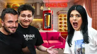 EDA BİÇİM ‘İN EVİNİ GİZLİCE BÜFEYE ÇEVİRDİK ! w/