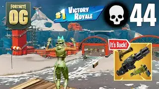 44 Elimination Solo Squads Win Full Gameplay (Fortnite OG)