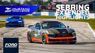 Mustang Challenge Sebring Race 1 and 2 Highlights | Ford Performance