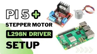 How to Control a Stepper Motor with Raspberry Pi 5 & L298N Driver | Step-by-Step Tutorial