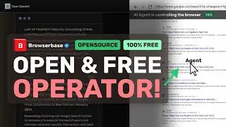 Open Operator : This FULLY FREE AI Agent Operator BEATS OPENAI's OPERATOR for FREE!