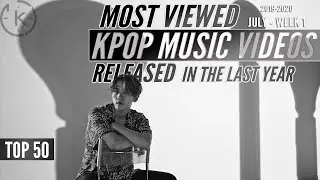 The Most Viewed Kpop Music Videos Released In The Last Year | July 2019-2020 (Week 1)