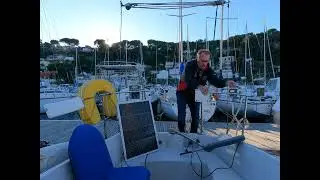 Voilier Poker - Manoeuvre d'accostage