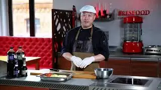 Тофу с креветками и соусами Унаги и Терияки GENSO!