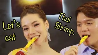 Thai shrimp is delicious no matter what you do. Let's eat Thai shrimp. (SUB THAI)