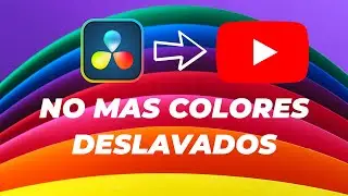 NO MÁS colores deslavados al exportar en DAVINCI RESOLVE // Configuración definitiva para colores.