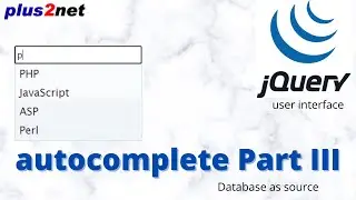 JQuery UI autocomplete to get user options as source from MySQL database table part-3