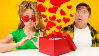 Nastya ayuda a las personas en el Día de San Valentín