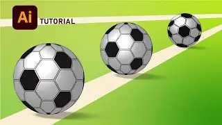 How to Create 3D Soccer Ball | Illustrator Tutorial
