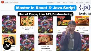 🚀 Mastering JavaScript & React Projects: Props, Destructuring & Live API Integration in React🔥