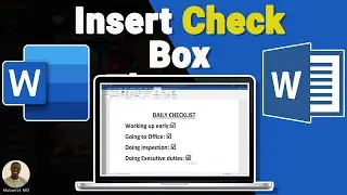 How to Insert Check Box in MS Word | How to Put Tick Box in Word - Full Guide