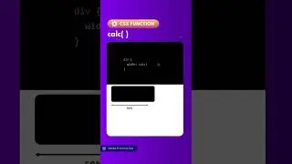 ⚙️ calc() - CSS Function 🤩🤩🤩 