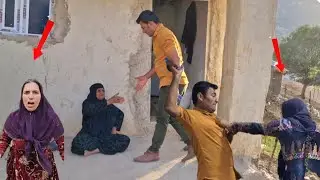 Hamid goes to get blankets and mattresses  his stepmother: and his evil daughter-in-law bothers him
