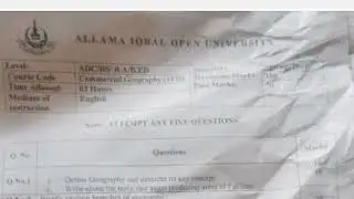1428 paper pattern smestr spring 2023! aiou course code 1428 past paper 