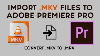 How to Import MKV Files in Premiere Pro | How to Convert MKV to MP4
