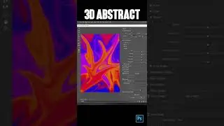 3D Abstract Design in photoshop