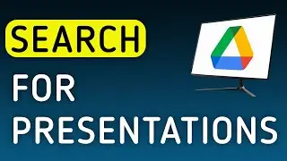 How To Search For Presentations In Google Drive On PC (New Update)